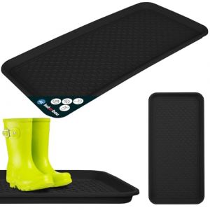 KOTARBAU® Bac à Chaussures 38 x 76 cm Noir | Bac a Chaussures | Bac en Plastique | Bac Chaussures | Plateau Égouttoir pour Bottes | Plateau Chaussures | Plateau Plastique (KOTARBAU, neuf)