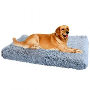 Lysong Comfy Coussin Chien,Paniers Chat Moelleux Dehoussable,Tapis Orthopédique Bon pour Articulations Mousse à Memoire de Forme,Tapis en Peluche ​pour Animaux De Compagnie(75x50cm) (Lesong EU, neuf)