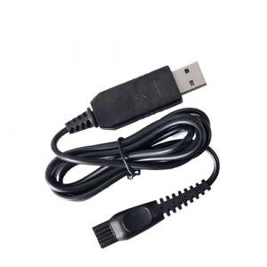 Cordon de chargeur 15 V, compatible avec le rasoir électrique Philips HQ8505, cordon d'alimentation compatible avec les séries Norelco 3000, 5000, 6000, 7000, 9000, MG5950, MG7750(USB Plug) (TANGLIT, neuf)