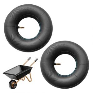 Rppiup Lot de 2 chambres &agrave; air 3.00-4 - 260 x 85 mm - Pneu de brouette - Chambre &agrave; air - Chambre &agrave; air - Chambre &agrave; air - Chambre &agrave; air standard - Chambre &agrave; air de rechange (Rppiup, neuf)