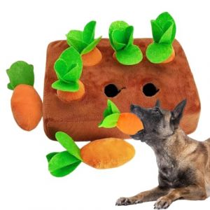 Jouet En Peluche De Carottes De Chien - Tat De Reniflement Pour Animaux De Compagnie, Jouet De Puzzle De Chien Interactif | Jeu D'aliments Pour Nez Non Glissé 2 En 1, Jouet De Récolte De Carotte (nicadk, neuf)