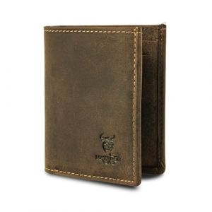 MATADOR Portefeuille Slim Chicago - Petit portefeuille avec compartiment pour pi&egrave;ces et protection RFID - Porte-cartes pour homme - Porte-monnaie en cuir v&eacute;ritable - Mini portefeuille - Incl. bo&icirc;te (MATADOR LEDER "The German Brand", neuf)