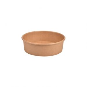Arredo Chef Bol Salade Kraft à Emporter, Jetable, Lot de 50 Pièces (Sans Couvercle, 550 ML) (Arredochef, neuf)