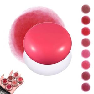 Fard à joues de maquillage mat doux polyvalent, fard à joues de maquillage flou, fard à lèvres et joues, imperméable, pot de pudding de boue de rouge à lèvres glaçage à lèvres en velours mat (yangjiangshikanhangganshangmaoyouxiangongsi, neuf)