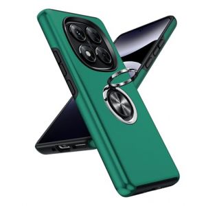 LeYi Coque pour Xiaomi Redmi Note 14 Pro 5G / 4G / 14 Pro Plus 5G &Eacute;tuis, T&eacute;l&eacute;phone Portable Xaomi TPU Etui, Protection 512 Go Smartphone Silicone Incassable Antichoc Invisible Anneau Housse - Vert (MELLOW TRADING LTD, neuf)