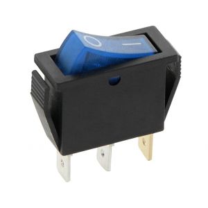 CABLEPELADO Interrupteur à bascule 3 voies,interrupteur à bascule 3 broches, interrupteur ON-OFF SPST, interrupteur marche et arrêt, interrupteur double pôle, 16 A 250 VAC | 20 A 125 VAC, lumièrebleue (CABLEPELADO, neuf)