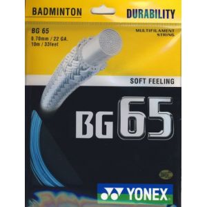 Yonex BG-65 Turquoise Badminton String (FirstYou, neuf)
