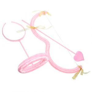 TOVINANNA 1ensemble Costume Cupid Avec Arc Et Flèches Diadème Décoratif Pour Fête Cosplay Et Saint-valentin Accessoire Pour Look Attrayant Et Mémorable (Qieiyi, neuf)
