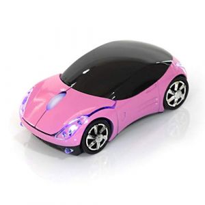 Kafuty Souris pour Eenfant, 2.4G Souris sans Fil avec Récepteur USB, 1600 DPI Haute Précision Souris Optique pour Windows XP/Vista/Windows 7 / ME / 2000 / Mac Os Ou Version Ultérieure(Rose) (Annade2020, neuf)