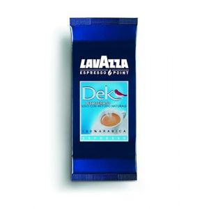 Lavazza Dek Capsules de café décaféiné pour machine Espresso Point Capsules d’origine Lavazza 400 (SUPERCAFES, neuf)