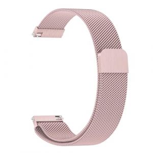 Vancle Bracelet de Montre M&eacute;tal pour Homme Femme, D&eacute;gagement Rapide, Bracelet de Remplacement &agrave; Aimant Magn&eacute;tique en Acier Inoxydable en M&eacute;tal pour Montre de 20mm 22mm (Rose, 22mm) (YYEnSiNuo, neuf)