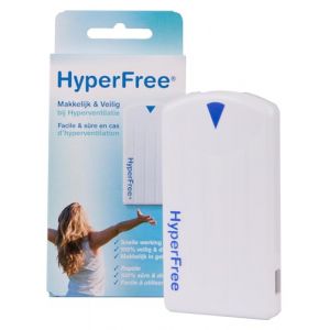 HyperFree - Appareil Hyperventilation - Cartouche d&rsquo;Inhalation pour Calmer Stress & Anxi&eacute;t&eacute; - Respiration Apais&eacute;e -Dispositif M&eacute;dical Respiratoire - Inhalateur R&eacute;utilisable (FEM self∙care BV, neuf)