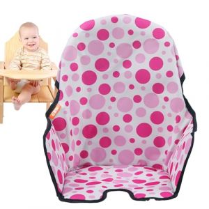 Xujuika Coussin de chaise haute | Housse de si&egrave;ge en tissu Oxford - Coussin de chaise lavable, accessoires de chaise haute doux pour b&eacute;b&eacute; assis, chaise haute en bois (SUSUWang1300, neuf)