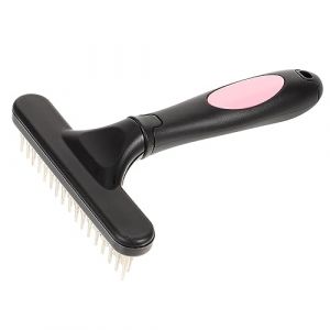 IMIKEYA Peigne De Nettoyage Crin De Cheval Râteau De Toilettage Pour Chevaux Brosse De Nettoyage Utile Pour Chevaux Petit Râteau Portable Pour Éliminer Poils Animaux (Elsy Abbas, neuf)