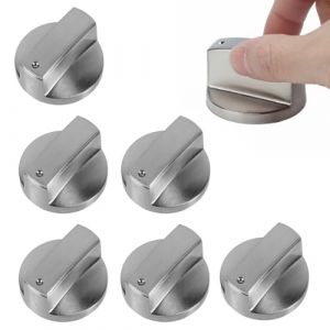 Bouton De Table De Cuisson Couvercle De Bouton De 6 mm Accessoire De Remplacement Universel pour Cuisini&egrave;re &agrave; Gaz Contr&ocirc;leur De Chauffage Contr&ocirc;le Pr&eacute;cis De La Temp&eacute;rature du Four Bouton (6 Pi&egrave;ces) (ANETTEE GLOBALISS, neuf)