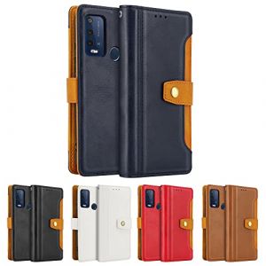 scool Coque pour Wiko Power U30, &eacute;tuis &agrave; Rabat Protecteur, Housse de Protection, Fermeture magn&eacute;tique puissante avec Fentes pour Carte et la b&eacute;quille &ndash; Breu (Onesun, neuf)