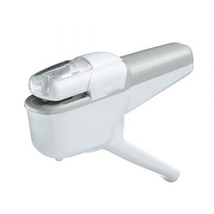 Purzen Agrafeuse sans agrafes, sans Trou pour la Reliure de 10 Feuilles, agrafeuse pour Le Bureau et la Salle de Classe,Blanc (PuZe SHOP, neuf)