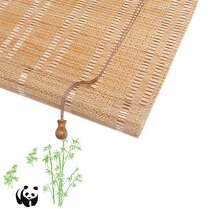 JSDMBD sur Mesure Store Venitien Store Bambou Exterieur Store Occultant Fenetre Tissé à La Main Facile à Installer Convient pour Une Utilisation Intérieure Et Extérieure I+carbonized Color (LXXDSDDM, neuf)