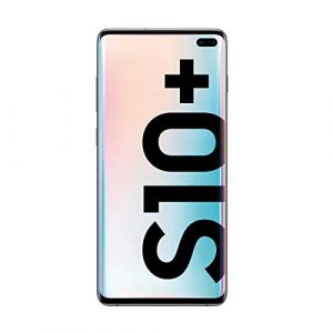 Samsung Galaxy S10+ - Smartphone portable débloqué 4G (Ecran : 6,4 pouces - Dual SIM - 128GO - Android) - Version Espagnole (F-Service FR, neuf)