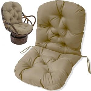 JIcloun Fauteuil en Rotin Pivotant Coussin pour Fauteuil À Bascule Intérieur Rocker Coussin Pivotant Pad de Remplacement pour Fauteuil Durable Doux Coussin,A11 (BVngHengYangShiQiDongXia, neuf)