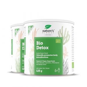 Nature's Finest BIO Detox - D&eacute;tox Colon avec Chlorelle et Spiruline Bio - Boisson D&eacute;tox Minceur Riche en Prot&eacute;ines - 250 g pour 50 Jours (Nutrisslim shop, neuf)