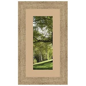 Cadres Photos pêle mêle multivues Sable 1 Photo(s) 10x25 Passe Partout, Cadre Photo Mural 15x30 cm Naturel Beige, 3.5 cm de Largeur (RK Cadres, neuf)