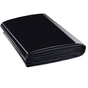 Bâche PVC pour Bassin 2 x 2 m Doublure Robuste et Flexible pour Étang de Jardin, Bâche Noire Imperméable pour Bassin à Poissons, Fontaine, Cascade, Jardin Aquatique, Durable et Résistante (A) (HYBREU, neuf)