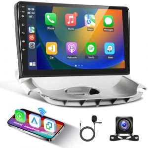 Autoradio 4GB+64GB pour Peugeot 206 (2004-2008)/Citroen C2 (2006-2013) sans Fil Carplay Android Auto, Autoradio 9" &agrave; &eacute;cran Tactile avec BT/Mirror Link/FM/RDS/WiFi/GPS/Contr&ocirc;le du Volant (Podofo, neuf)