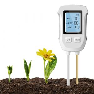 Johyzmpun Testeur de sol 3 en 1 - Testeur de pH de sol - Testeur de pH de sol pour jardinage, agriculture, plantes d'extérieur (FOQUIEY EU, neuf)