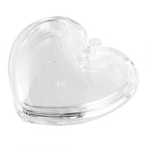 HAPINARY Bo&icirc;te De Rangement Compacte Et L&eacute;g&egrave;re En Forme De C&oelig;ur Pour Blush Et Maquillage (Gan Gardner, neuf)