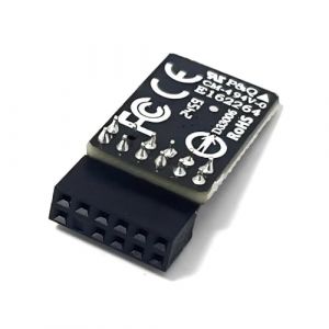 Gintai Module TPM 2.0 LPC 12pin pour Gigabyte Z370M DS3H /D3H,Z370P D3,Z370 HD3-OP,Z370 AORUS Gaming 5 /Gaming 7/Ultra Gaming/Ultra Gaming WiFi, Z370 HD3/HD3P Carte m&egrave;re GC-TPM2.0_S Infineon SLB9665 (GinTaiCompany, neuf)