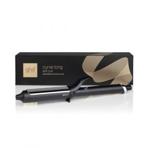 ghd - Boucleur ghd Soft Curl Tong - Boucleur professionnel (Noir) - Cr&eacute;ez des boucles en 5 &agrave; 8 secondes pour une tenue 24H - Boucles larges et volumineuses - Id&eacute;al pour tous types de cheveux (Peyrouse Hair Shop, neuf)