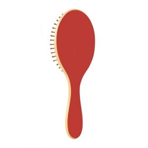 Brosse à cheveux démêlante brique réfractaire pour cheveux bouclés épais pour femmes, hommes et enfants, brosse à cheveux de voyage (EUKITTY, neuf)
