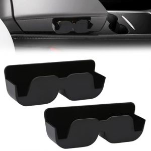 2 Pièces Porte Lunettes pour Voiture, Support Lunettes pour Voiture Universel Porte Lunettes Soleil Voiture, Etui Lunettes pour Voiture pour Lunettes Billets Cartes (hongfutiancheng, neuf)