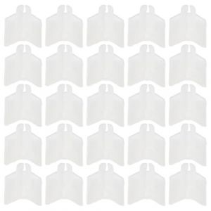 Vilgftyiet Lot de 20 clips de greffage pour tomates, concombre, haricots, connecteurs de branches de vigne en plastique, outil de greffe de jardin avec design lisse, anti-pluie et r&eacute;sistant au soleil (wildflowermall, neuf)