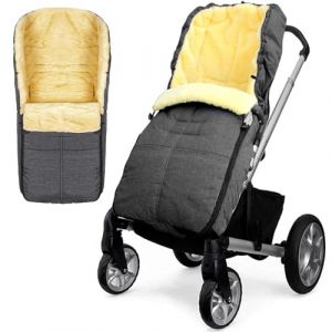 auvstar Chanceliere Universelle pour Poussette,Chanceliere Bebe Poussette,Hiver Couverture Poussette Bebe,Epaississement Housse de Pied Chaud Cosy pour Buggys,Coupe-Vent,Contre le Froid (BOSHENG-EU, neuf)