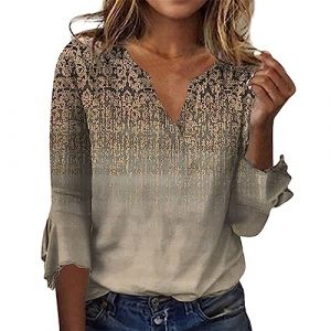 Blouse Fluide Femme Chic Et Élégante - Haut Sexy Noir Rouge - Mini Top Dentelle - T-Shirt Message - Chemisier Cache Coeur (Peace AD Happiness, neuf)