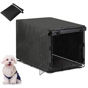 COOSOO Housse de cage pour chien de 91,4 cm - Imperméable et résistante - Respirante - Pour intérieur et extérieur - Protection solaire - Été/hiver (COOSOO FR, neuf)