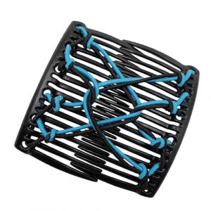 Pince &agrave; cheveux magique extensible | Peigne &agrave; cheveux &eacute;lastique | Peignes &agrave; cheveux pour coiffer | Peigne magique vintage, accessoires cr&eacute;atifs pour chignon | Pince &agrave; cheveux double peigne pour (tianduk, neuf)