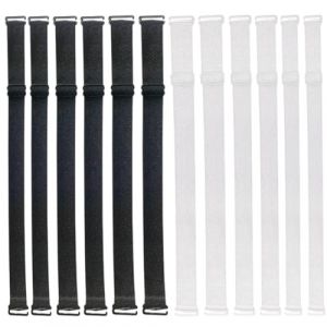 6 Paires Bretelles Femme, Rallonge Soutien Gorge 2 Crochets, Lingeries Accessoires Bandoulière Bandoulière Réglable Élastique Amovible Réglable Remplacement Bandes (12/15/18 mm) (STANMAR CONCEPT, neuf)