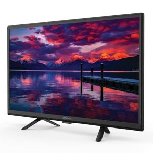 STRONG - Télévision HD 24" (60 cm) SRT24HE4023 - Télé 12V Idéale Caravane, Camping-Car, Bateau - Triple Tuner Intégré - 2 Ports HDMI (1 Arc) + 1 Port USB + Mini-AV + Prise Antenne/Sat - Noire (STRONG France, neuf)