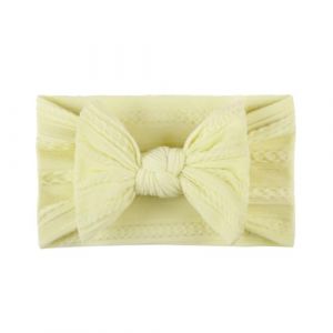 Milisten 5 Pièces Bandeau Garçon Fille Nylon avec Nœud Accessoires Cheveux Texturés pour Garçon Fille Blanc Beige Rose Chair Vert Menthe Gris (Yolande Yong, neuf)