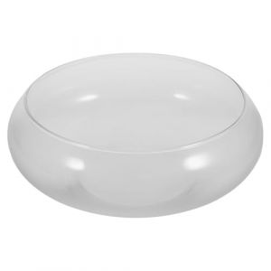 Happyyami Verre Fish Bowl Fleur Vase en Verre Bol Clair Large Bouche Rond VaseTerrarium Air Plante Succulente Hydroponique Planteur Floral Contenant Vase pour Bureau &Agrave; Domicile Mariage L (bedkbd, neuf)