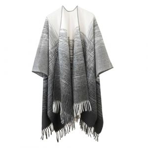 Poncho d'hiver pour Femme Femmes doux Cachemire &eacute;charpe en Laine de Grandes Pashminas ch&acirc;le Automne Printemps Hiver Coupe-Vent Chaud Mode Cape Ch&acirc;le Cardigan Ch&acirc;le Cape Poncho Chaud De Femme (Beythetly, neuf)