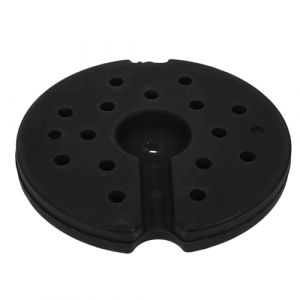 Holibanna Base Ronde pour Lampe de Bureau Caoutchouc Contrepoids Lourd Stable pour Pied de Lampadaire Support Éclairage Robuste pour Usage Intérieur et DIY (dibey, neuf)