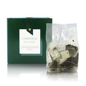 Christmas Tea Vert - Th&eacute; Vert Aromatis&eacute;, &Eacute;dition Sp&eacute;ciale No&euml;l 2020, 25 Sachets - Dammann Fr&egrave;res (TeahausPT, neuf)