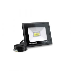 Wegoodlife 10W Projecteur LED Ext&eacute;rieur, Super Lumineux 730LM Projecteur LED, 6500K Blanc Froid Spot Ext&eacute;rieur, IP66 &Eacute;tanche &Eacute;clairage Mural, &Eacute;clairage de S&eacute;curit&eacute; pour Jardin, Patio, Garage, Entr&eacute;e (ZHIHAOXUAN, neuf)