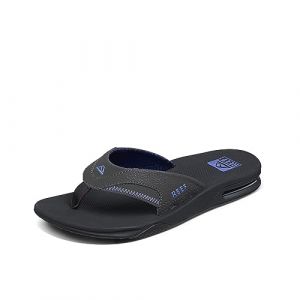 Reef Fanning Tongs pour homme, soutien de la voûte plantaire, semelle extérieure durable, résistantes à l'eau, avec décapsuleur intégré, 46 EU (MiniModelShopandHardcloud, neuf)
