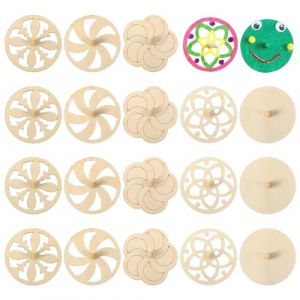 GXGM 20 Pi&egrave;ces Toupies en Bois, Arene Toupie, Jouets &eacute;ducatifs pour Enfants, Toupies pour Cadeau Anniversaire, Remplisseurs de Sacs de F&ecirc;te (GXGM, neuf)