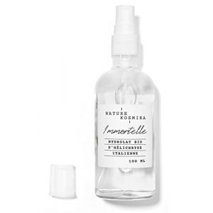 Eau florale ou hydrolat d'immortelle ou Hélichryse Italienne Bio fabriquée en Drôme Provençale direct Producteur made in France 100 ml (Nature Kosmika, neuf)